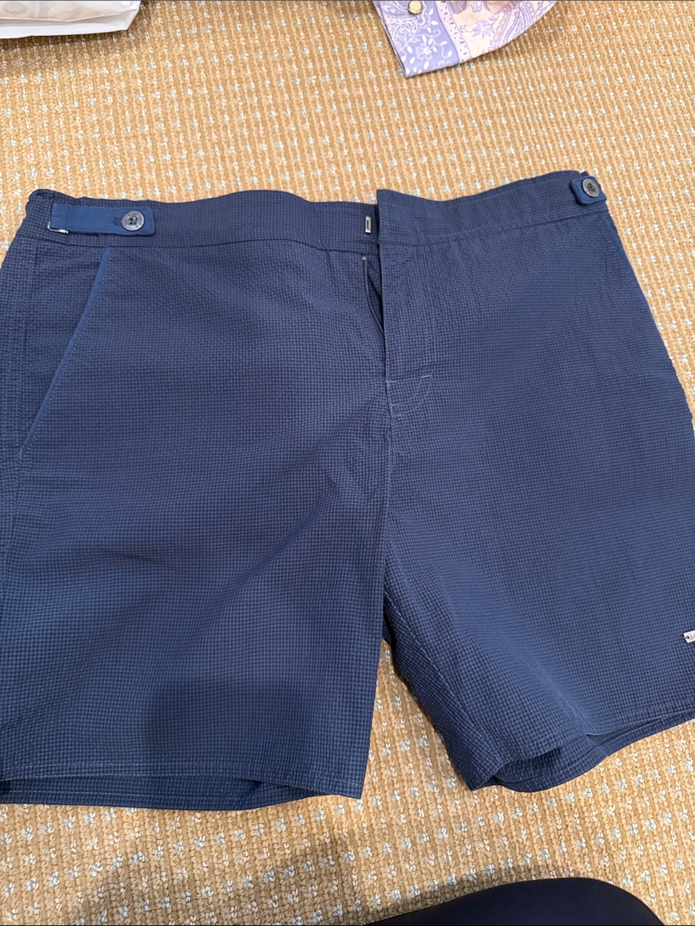 Men's Navy Blue Swim Shorts